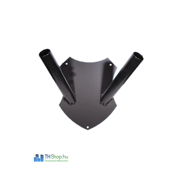 Minőségi, pajzs alakú, fekete színterezett zászlótartó Minőségi, pajzs alakú, fekete színterezett zászlótartó