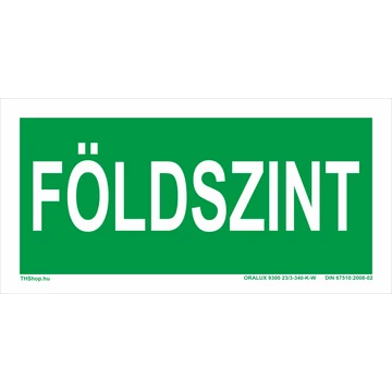 Biztonsági utánvilágító jelzés - emeletjelző/szintjelző/irányjelző biztonsági tábla Biztonsági utánvilágító jelzés - emeletjelző/szintjelző/irányjelző biztonsági tábla