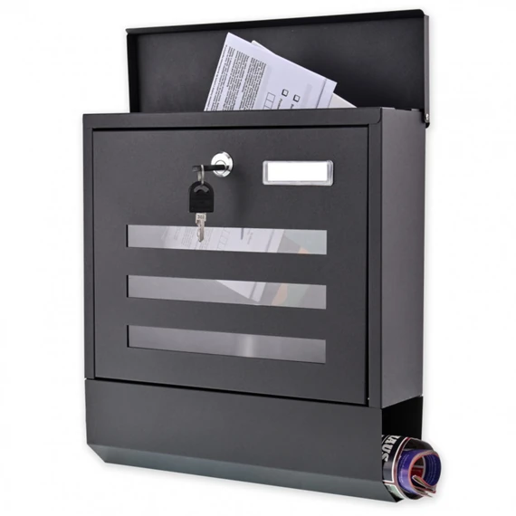 THS927 Minőségi postaláda - Újságtartóval
