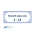 Kép 9/18 - Utcanév tábla (fém vagy UV álló műanyag)